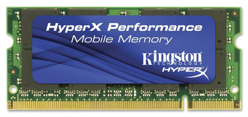 Память DDR2-800 для ноутбуков с задержками CL4 от Kingston