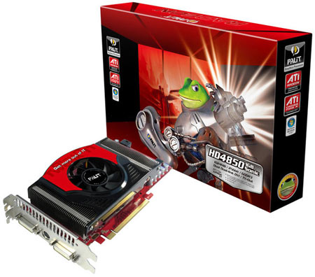 Palit удваивает объем памяти разогнанного Radeon HD 4850