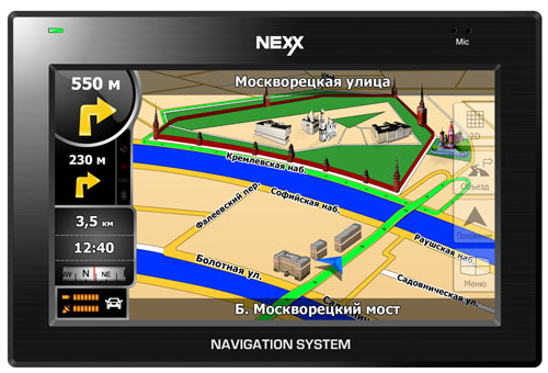 Nexx NNS-5010: тонкий GPS-навигатор бизнес-класса