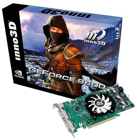 Inno3D GeForce 9600 GSO с 512 Мб памяти GDDR3