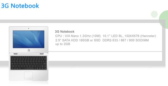 Первый нетбук на базе Full HD платформы VIA C855