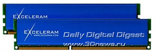 "Заточенные" под Lynnfield наборы памяти DDR3 от Exceleram