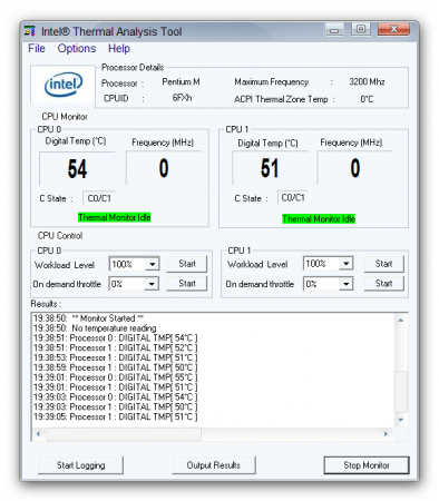 Intel® Thermal Analysis Tool 2.05